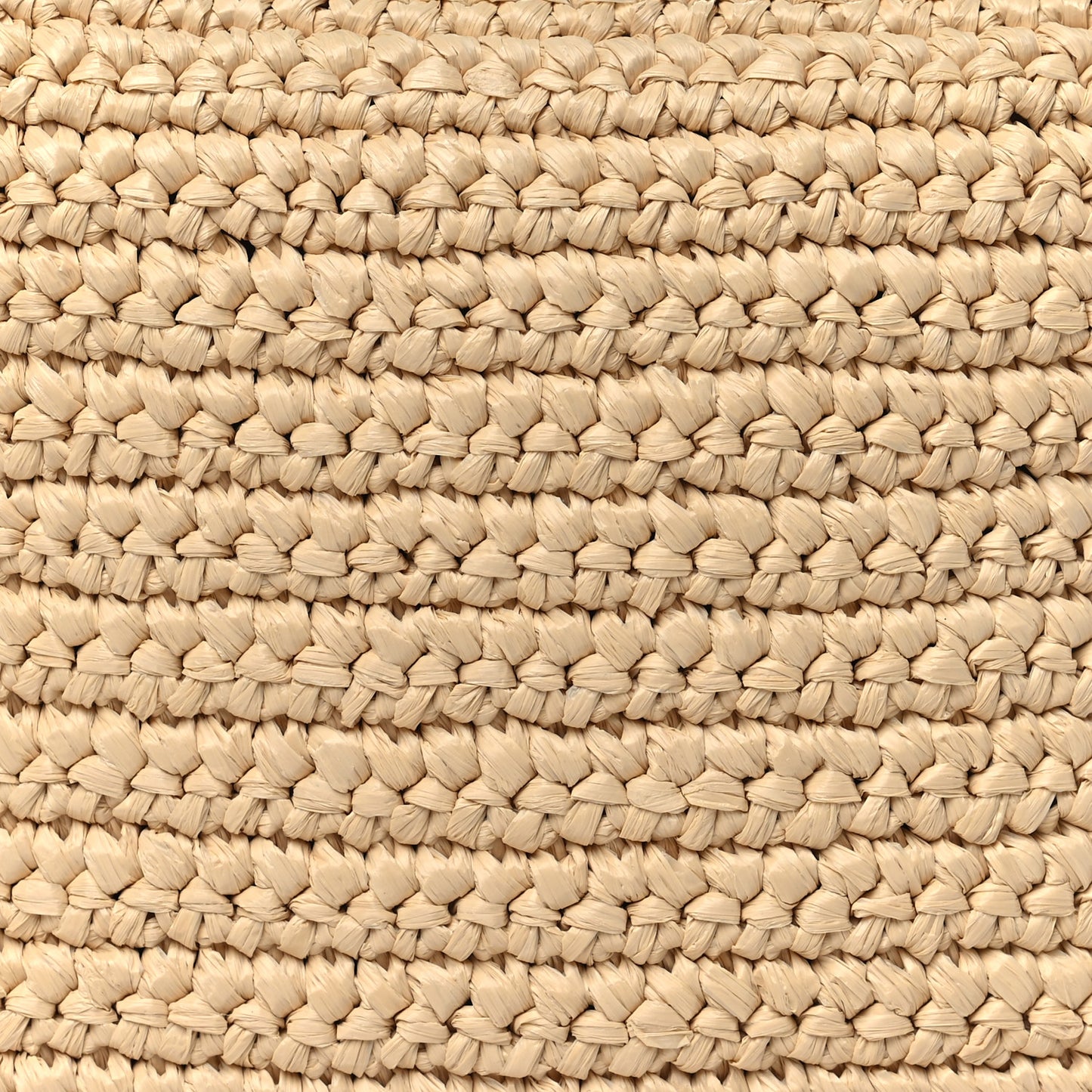 Raffia Woven Nappa Intrecciato Mini Wallace Natural Fondant