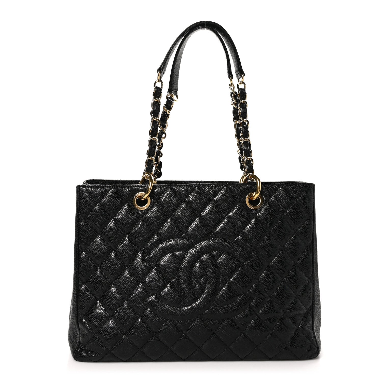 Chanel Caviar Quilted Grand Shopping Tote GST Black 1 of 10