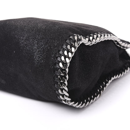 Stella McCartney Shaggy Deer Mini Falabella Fold Over Tote Black 8 of 9