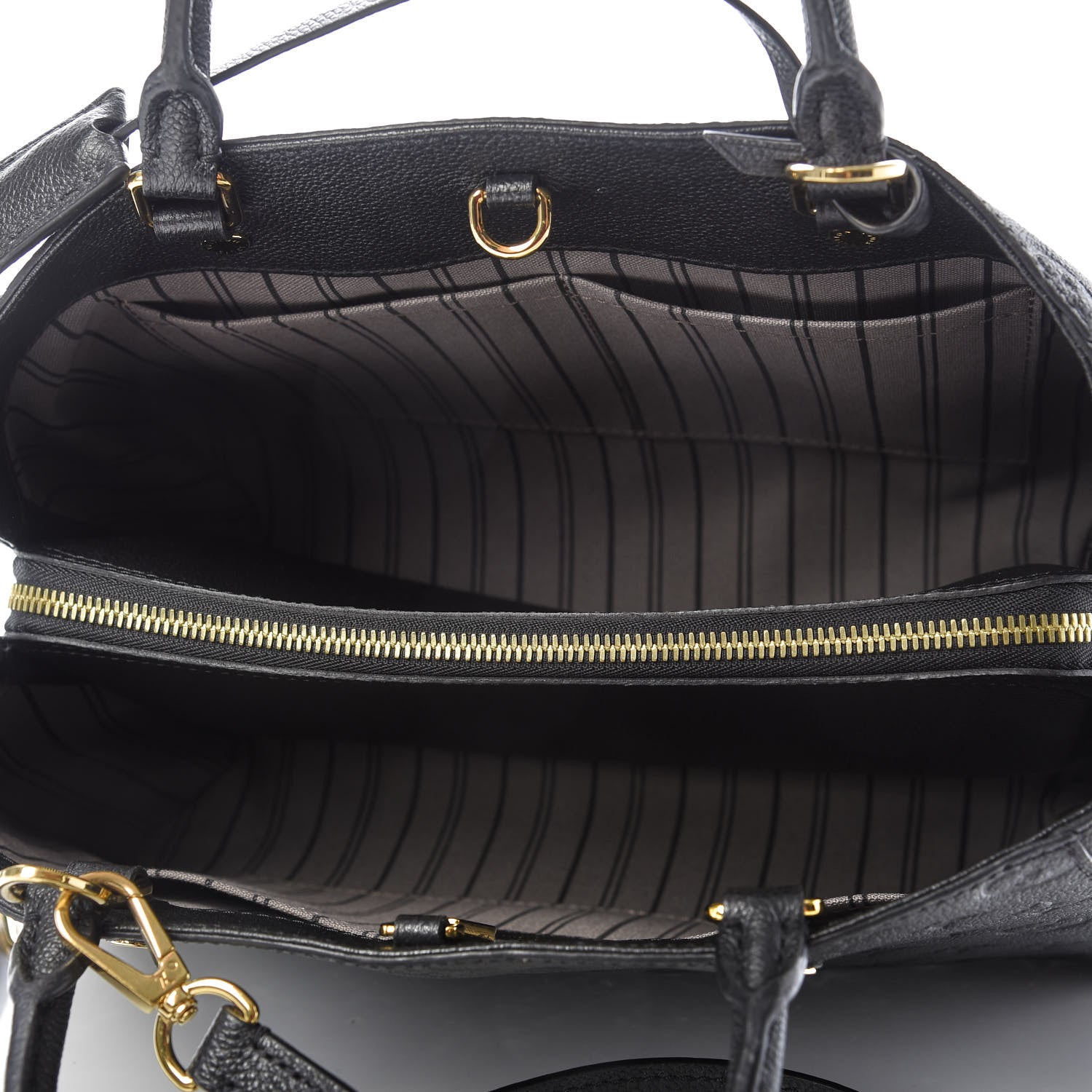 Louis Vuitton Empreinte Montaigne MM Black 6 of 10