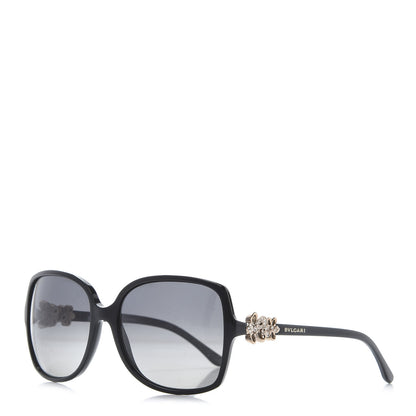 Bulgari Crystal Flower 8120-B Sunglasses Black 1 of 8
