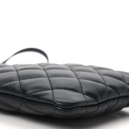 Chanel Lambskin Quilted Crossbody Bag Black 7 of 8