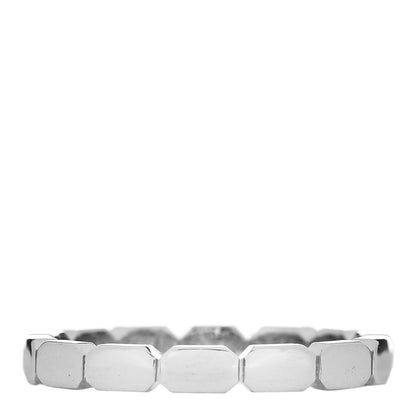 Chanel 18K White Gold Link Ring 50 5.25 1 of 4
