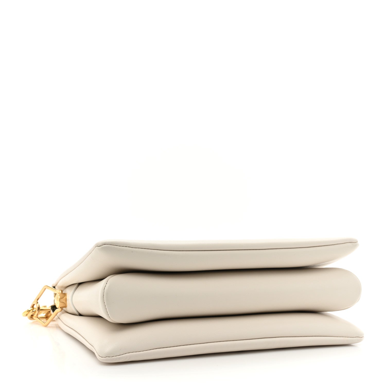 Louis Vuitton Lambskin Embossed Monogram Coussin PM Beige Cream 4 of 11