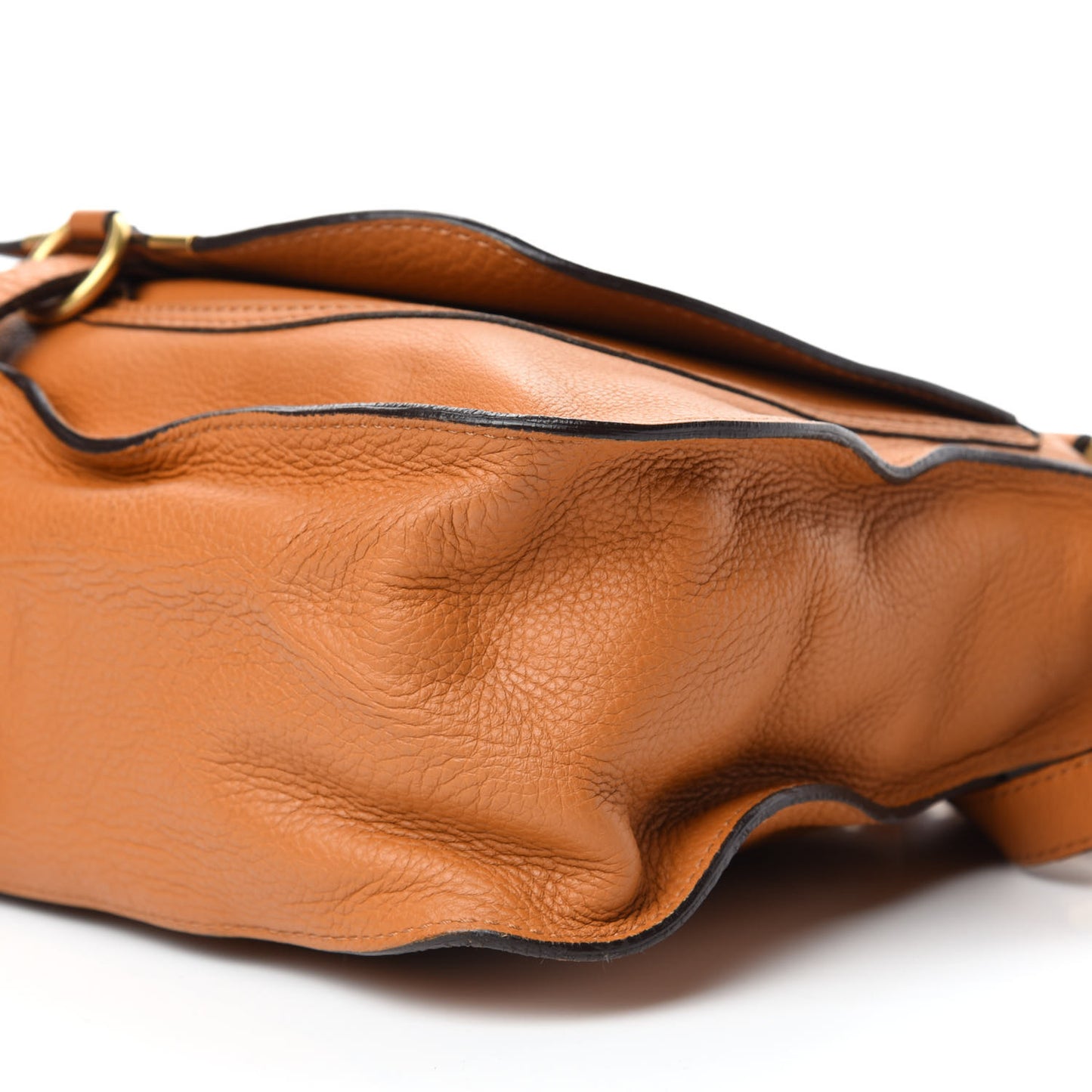 Calfskin Medium Marcie Satchel Light Tan