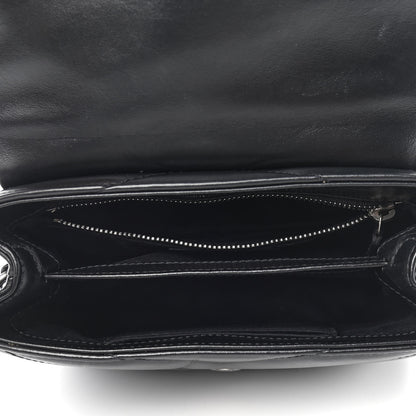Saint Laurent Calfskin Y Quilted Monogram Toy Loulou Crossbody Bag Black 5 of 10