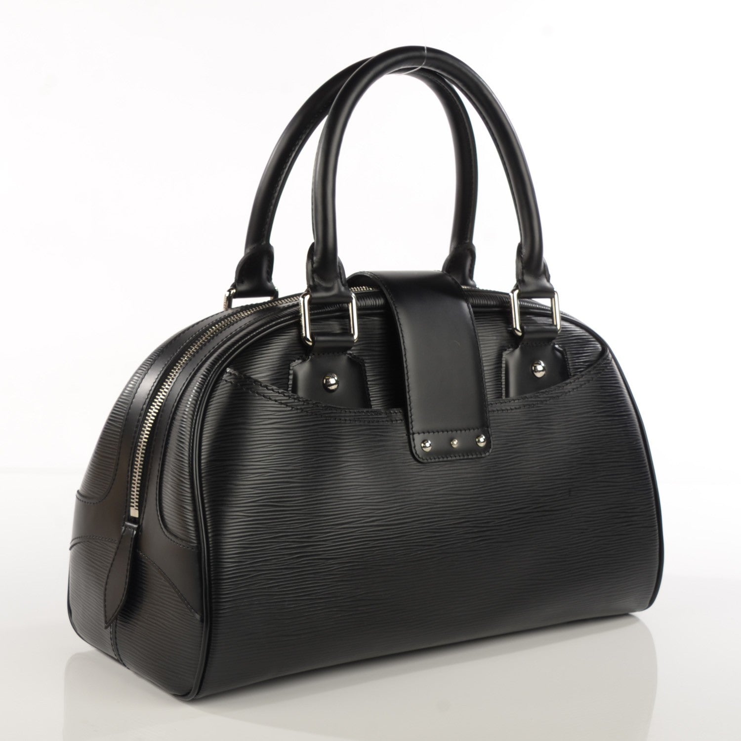 Louis Vuitton Epi Bowling Montaigne GM Black 3 of 7