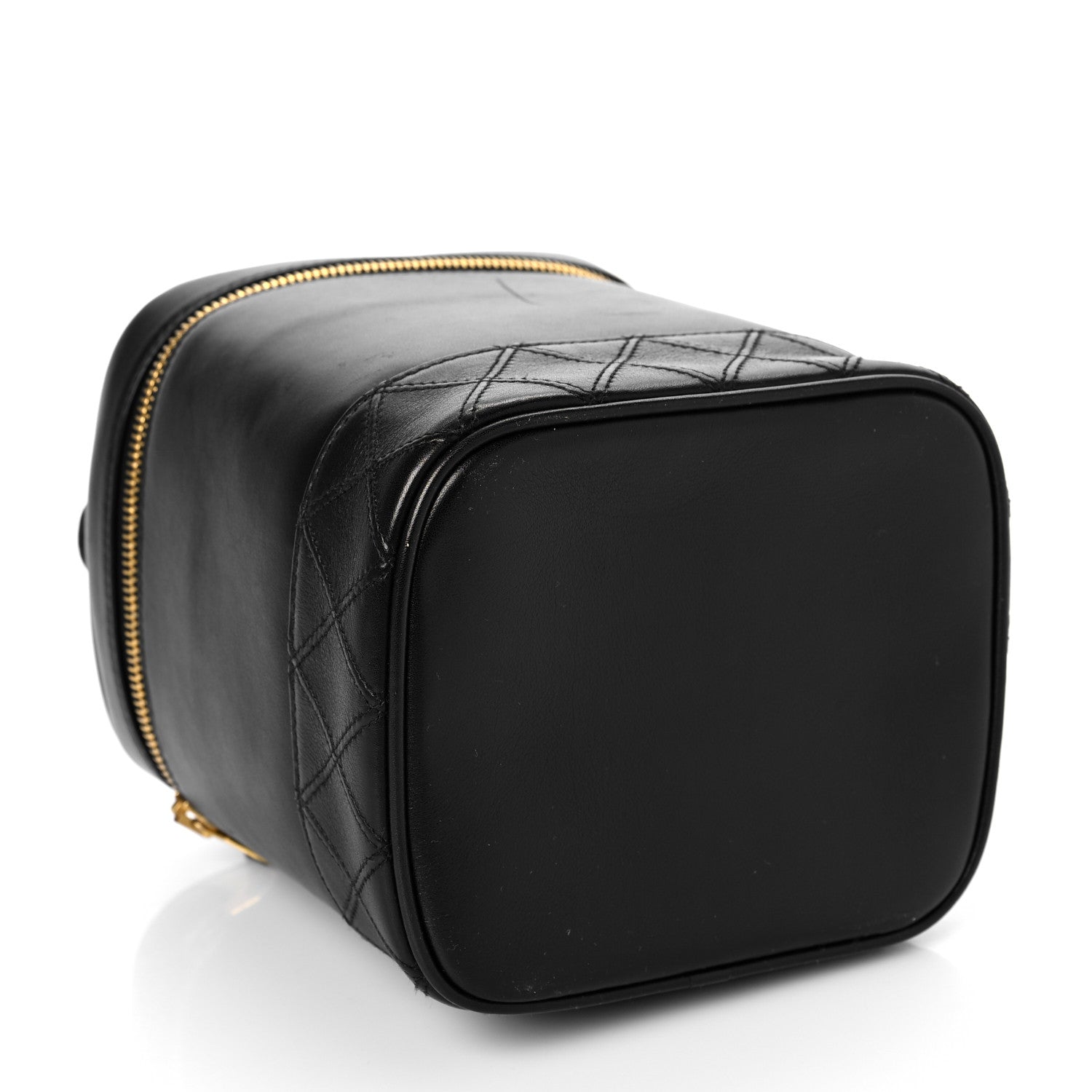 Chanel Lambskin Vanity Cosmetic Case Black 3 of 11