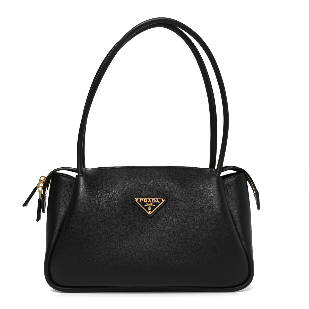 Soft Calfskin Medium Darling Shoulder Bag Black