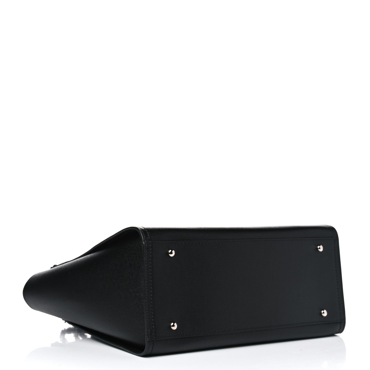 Caviar Small Studded Deauville Tote Black