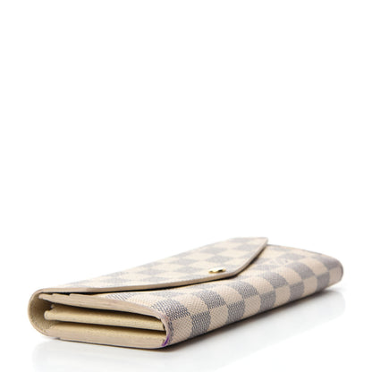 Louis Vuitton Damier Azur Sarah Wallet NM 4 of 13
