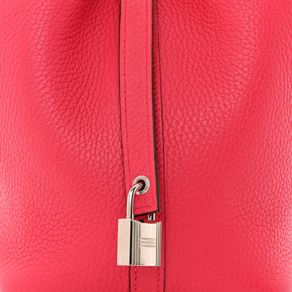 Hermes Taurillon Clemence Picotin Lock 18 PM Rose Extreme 8 of 11