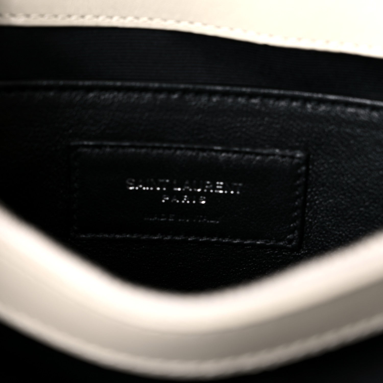 Saint Laurent Calfskin Y Quilted Monogram Small Loulou Chain Satchel Ivory 6 of 10