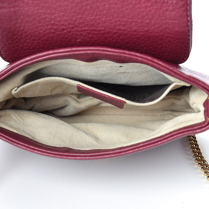 Gucci Cellarius Calfskin Small 1973 Chain Shoulder Bag Cherry Gloss 5 of 16