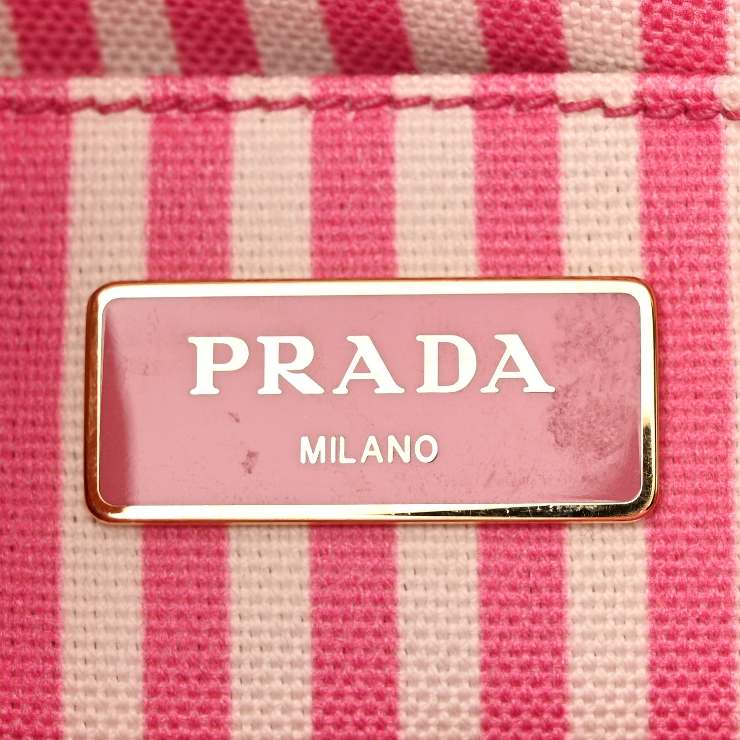 Prada Canapa Small Logo Tote Geranio White 6 of 14