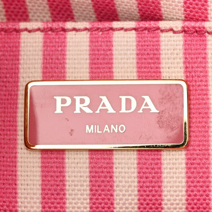 Prada Canapa Small Logo Tote Geranio White 6 of 14