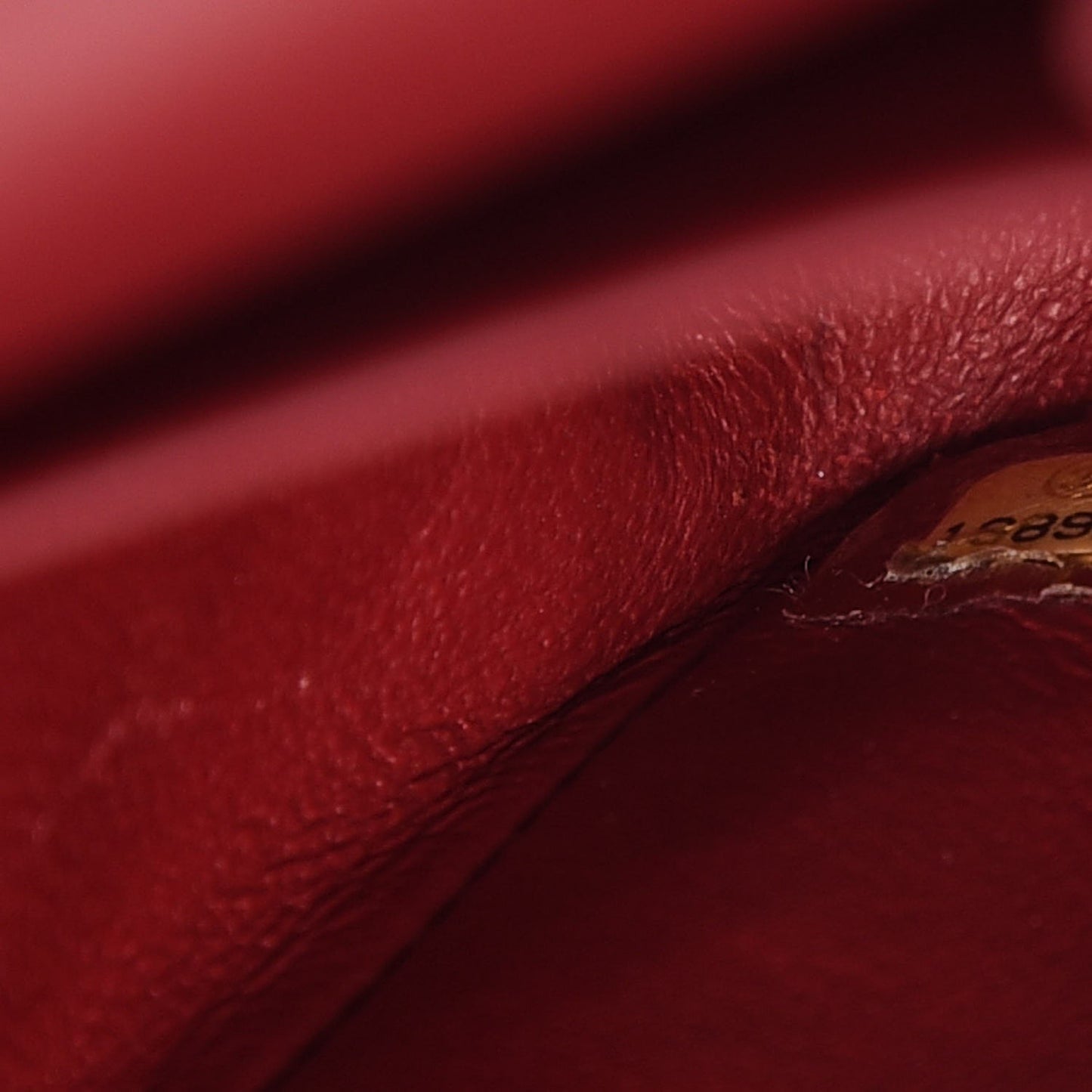 Caviar Quilted Medium Double Flap Red