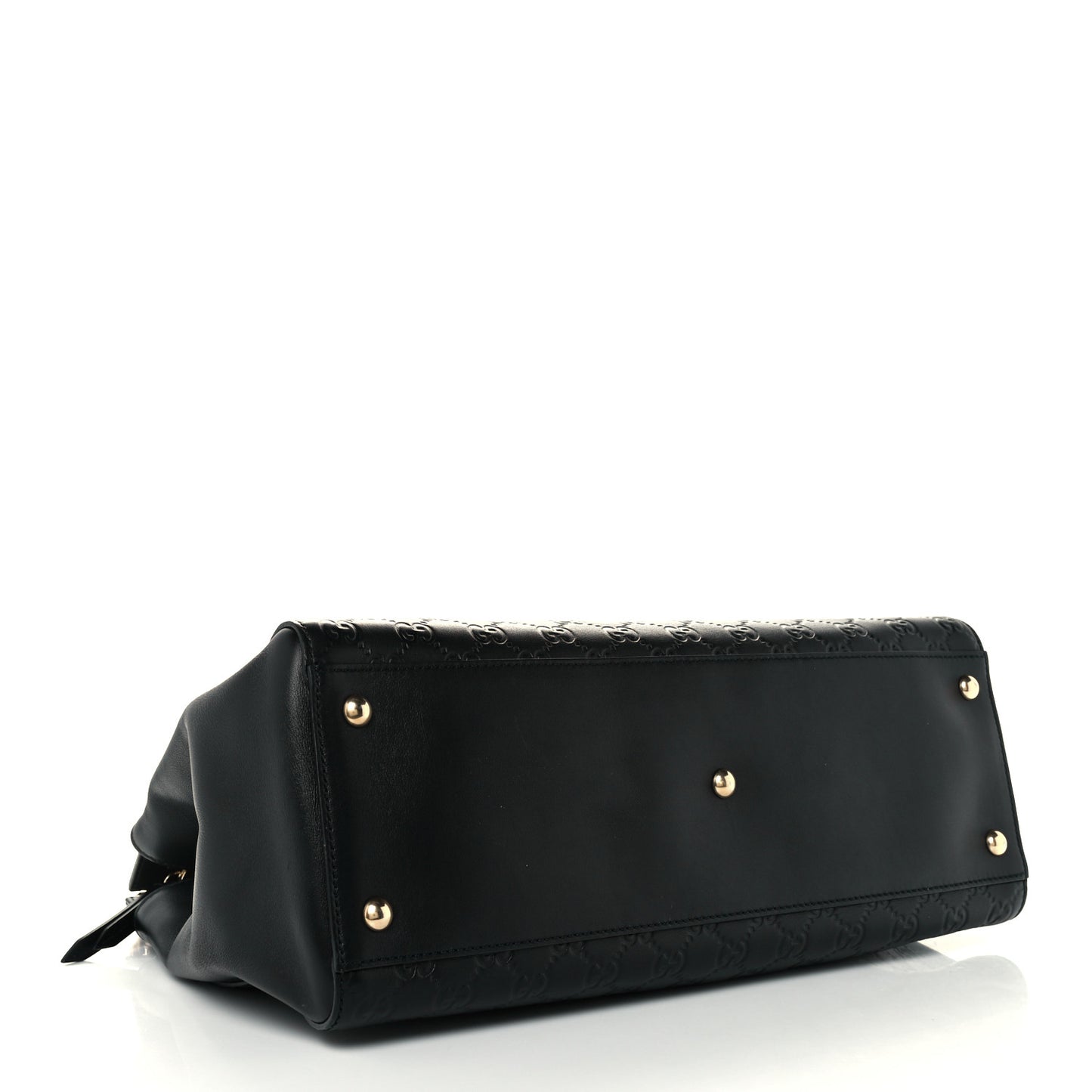 Guccissima Signature Large Shoulder Tote Bag Black