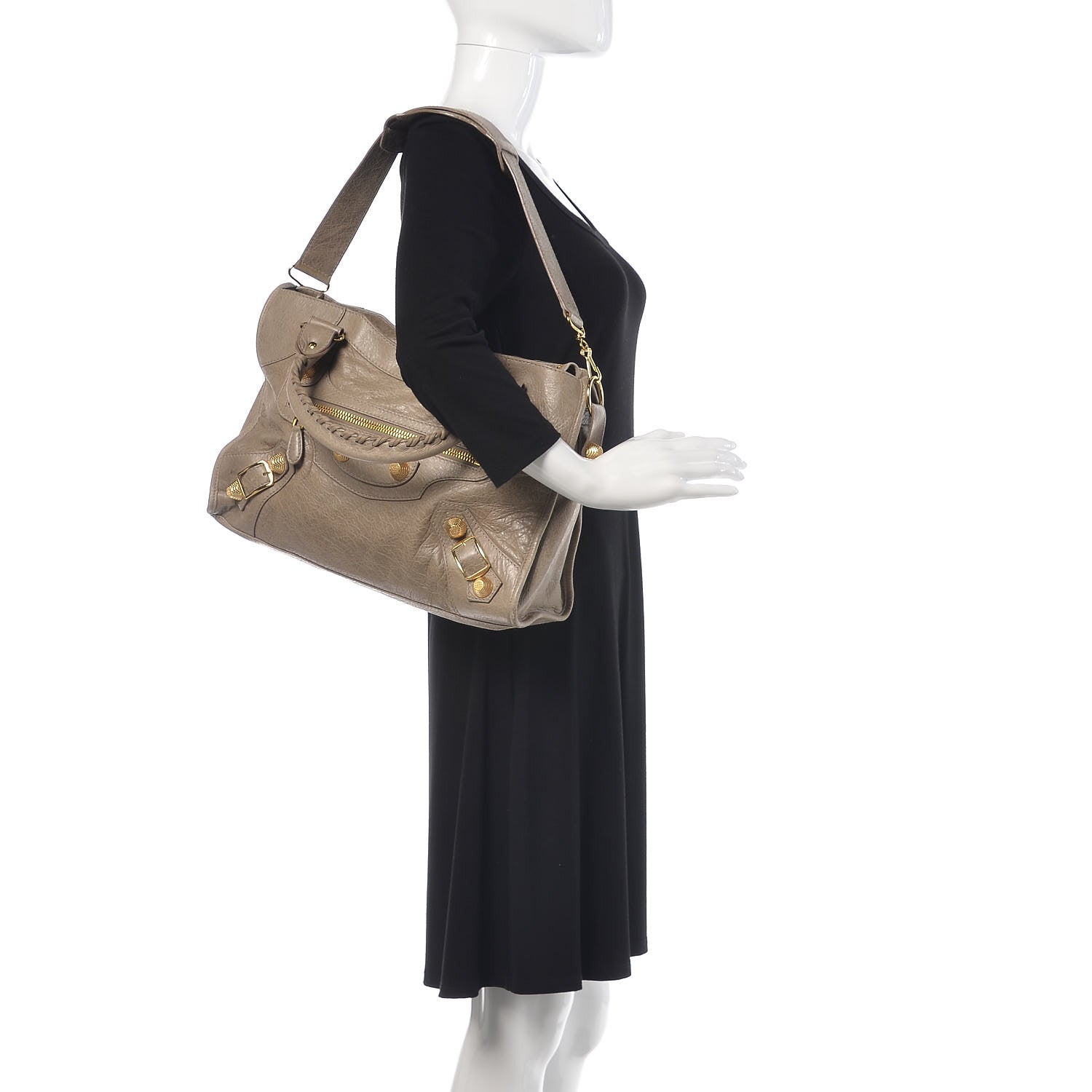 Balenciaga Agneau Giant 21 Gold Hardware City Papyrus 2 of 12
