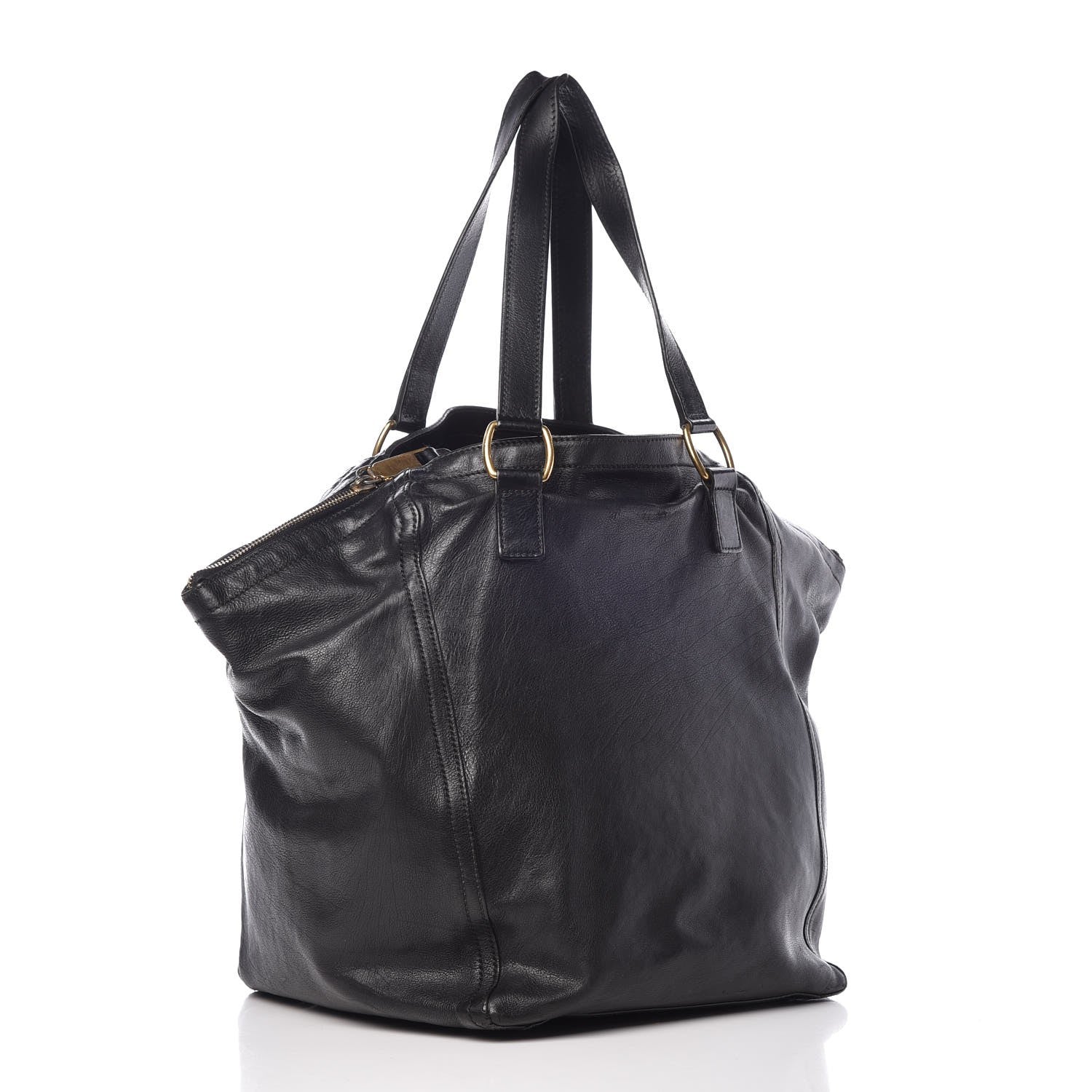Saint Laurent Calfskin Medium Downtown Black 3 of 12