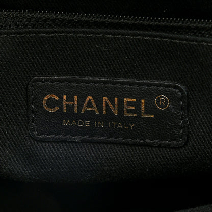 Chanel Caviar Quilted CC Timeless Soft Tote Black 6 of 10