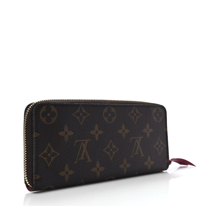 Louis Vuitton Monogram Clemence Wallet Fuchsia 3 of 7
