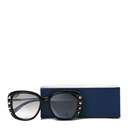 Louis Vuitton Oversized Studded Sunglasses Z1126W Black 9 of 9