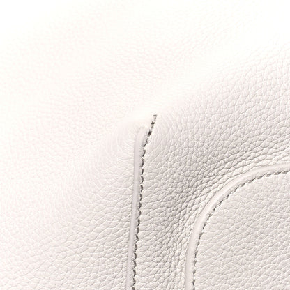 Loro Piana Grained Calfskin Large Bale Bag Stone 9 of 12