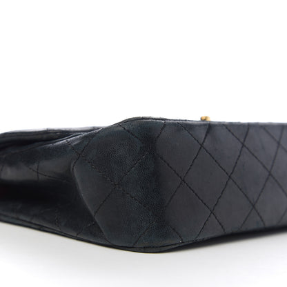 Chanel Lambskin Quilted Small Double Flap Black 8 of 10