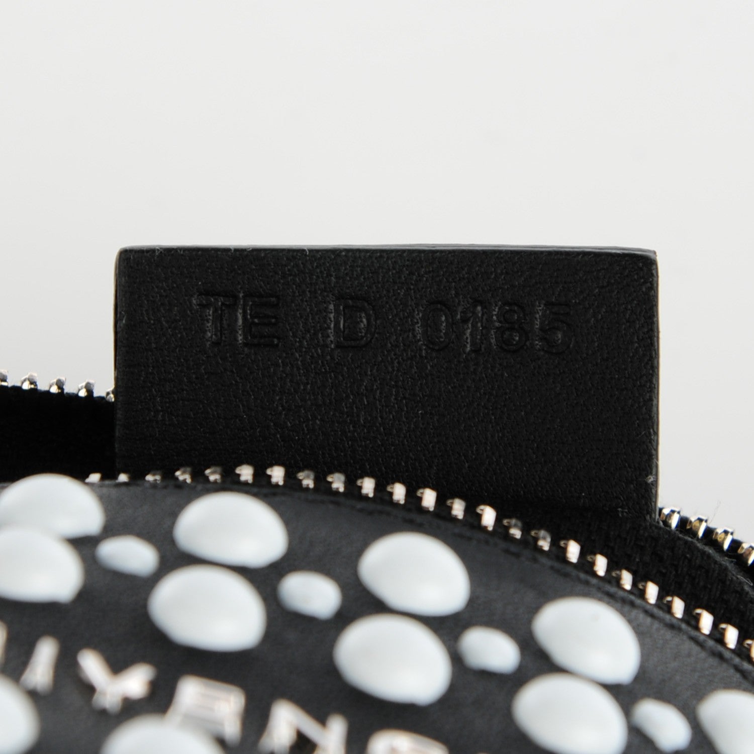 Givenchy Calfskin Studded Pandora Wristlet Black 7 of 7