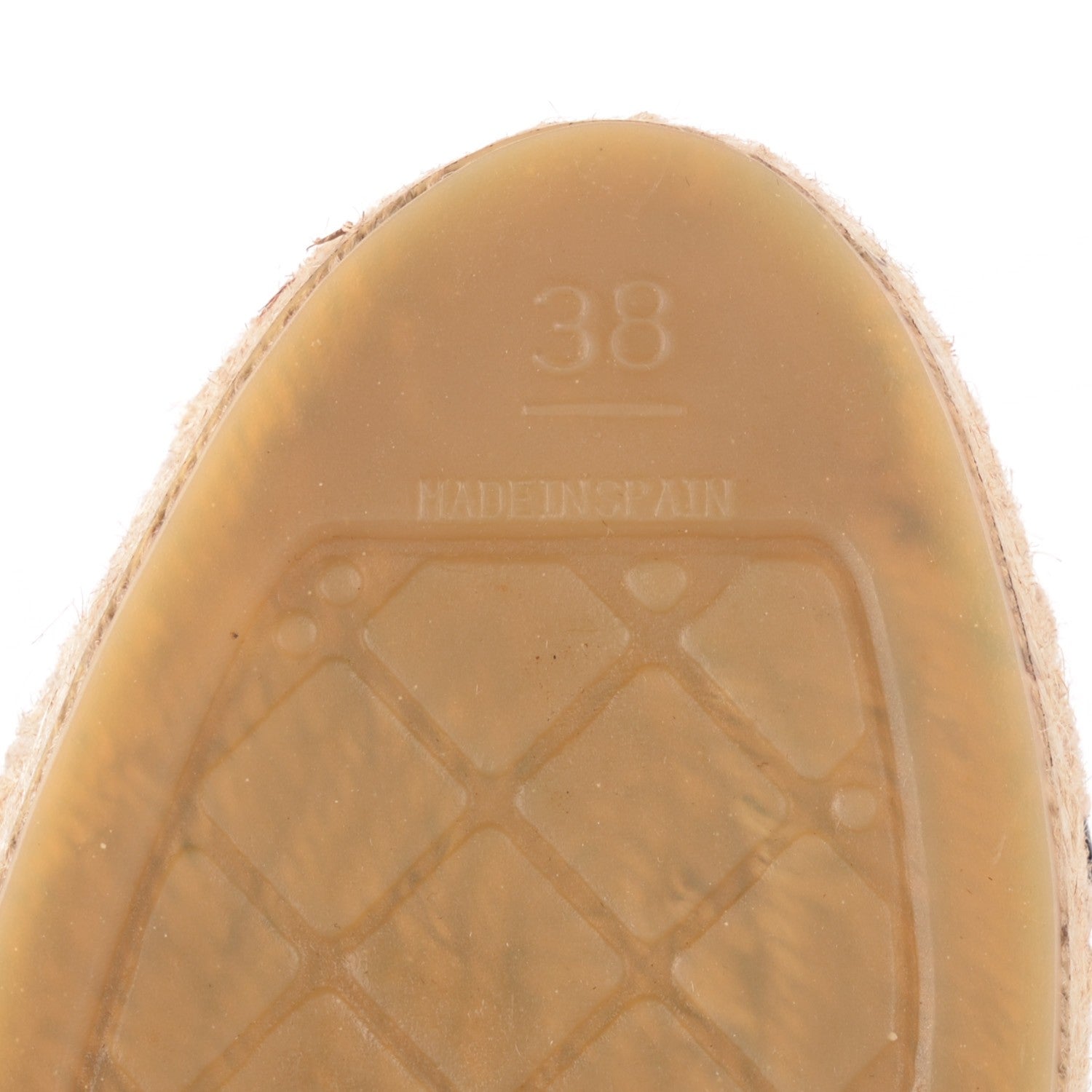 Chanel Toile Striped CC Espadrilles 38 Multicolor Black 6 of 9