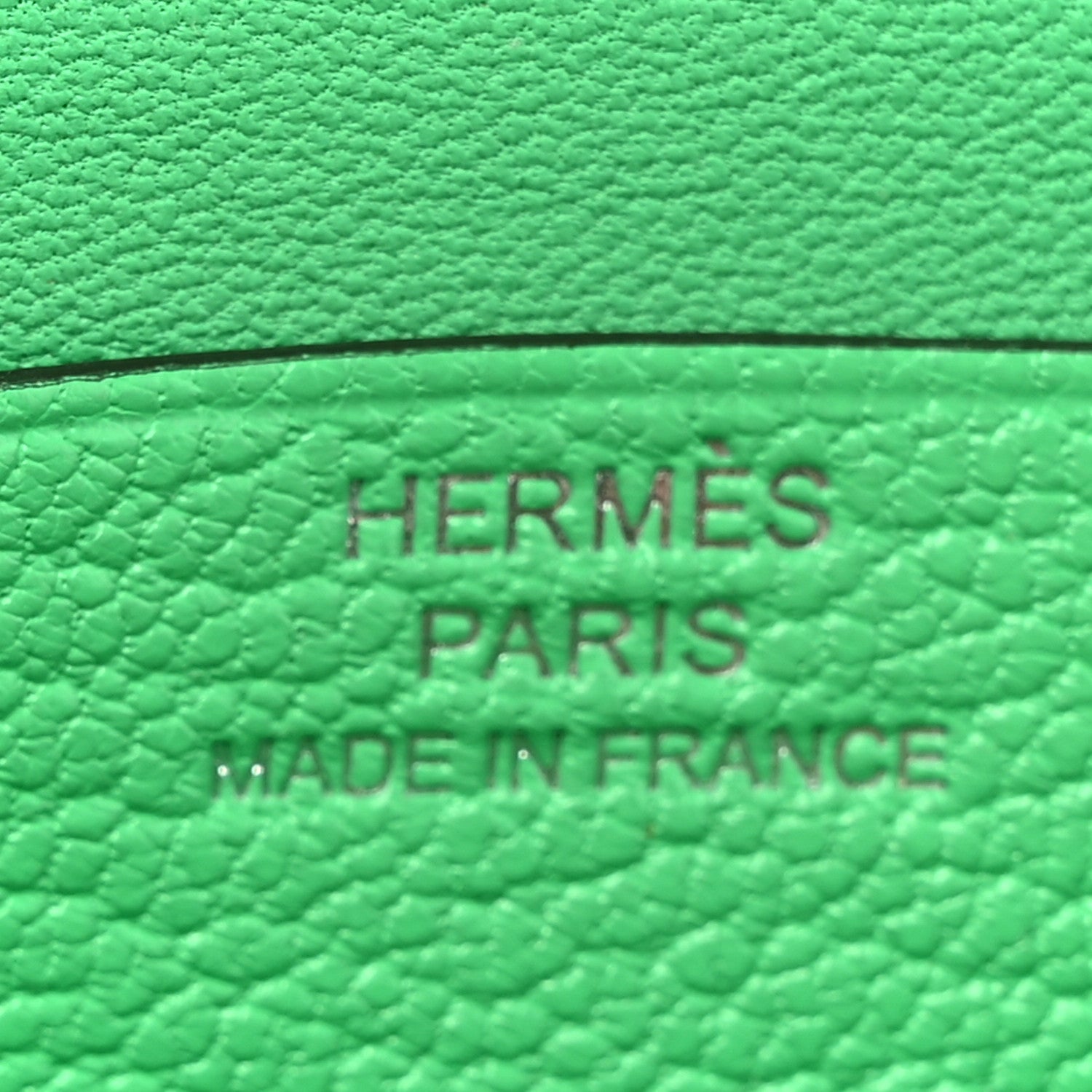 Hermes Chevre Mysore Mini Bearn Wallet Vert Comics 7 of 9