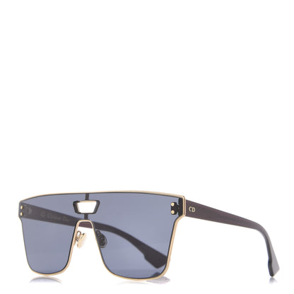Christian Dior Diorizon1 Mirrored Sunglasses Gold 1 of 9