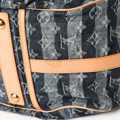 Louis Vuitton Denim Raye Cabas GM 8 of 9