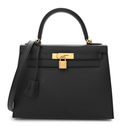 Hermes Epsom Kelly Sellier 28 Black 1 of 13