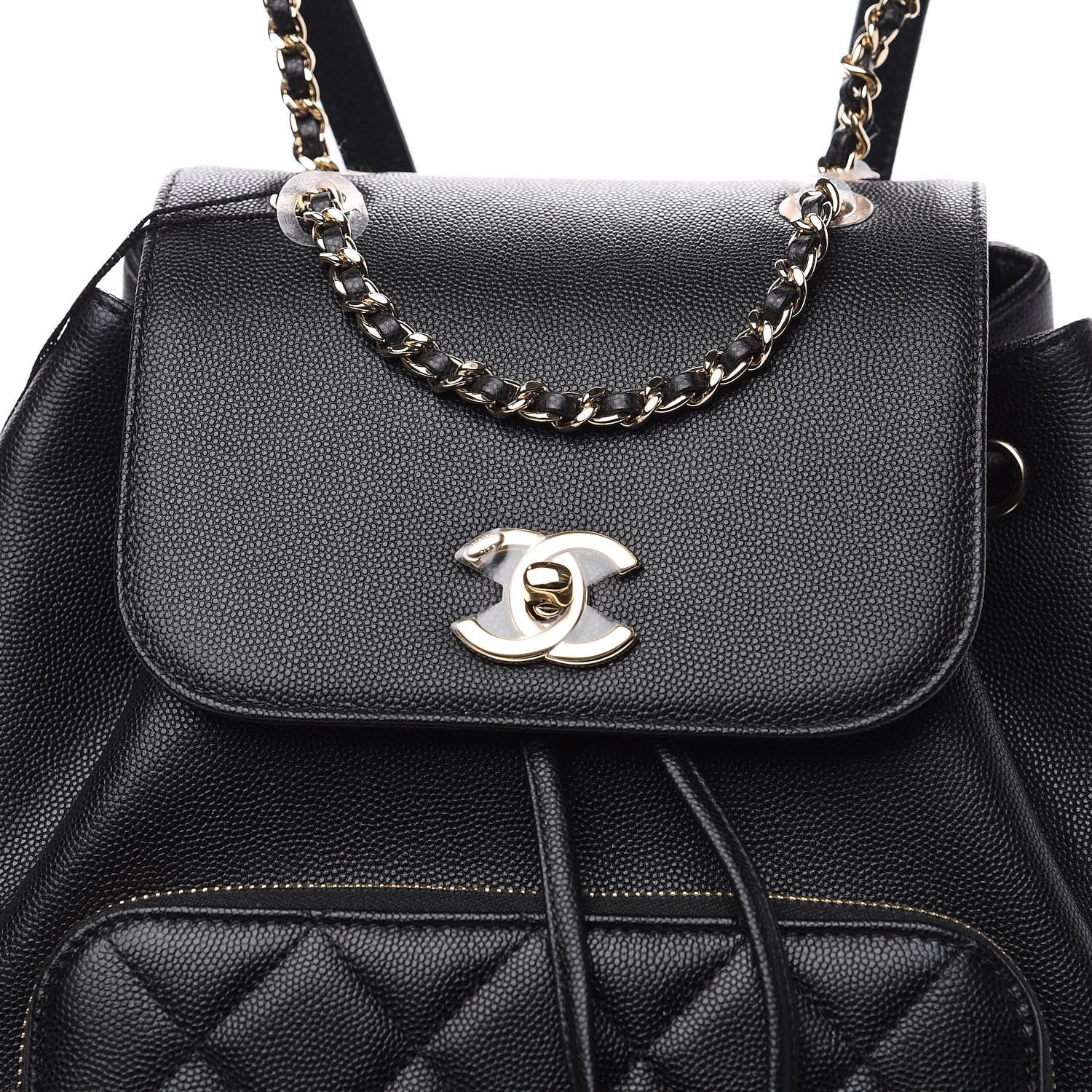 Chanel Caviar Quilted Business Affinity Backpack Black 9 of 10