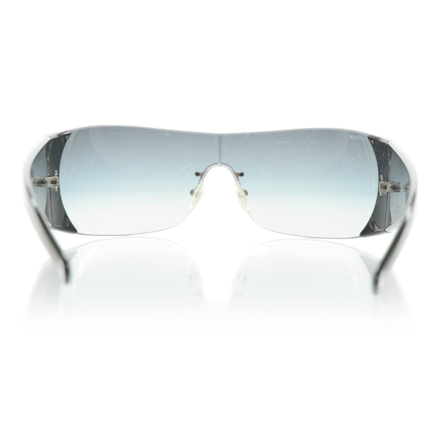 Prada Logo Sunglasses SPR 16H Black 3 of 7