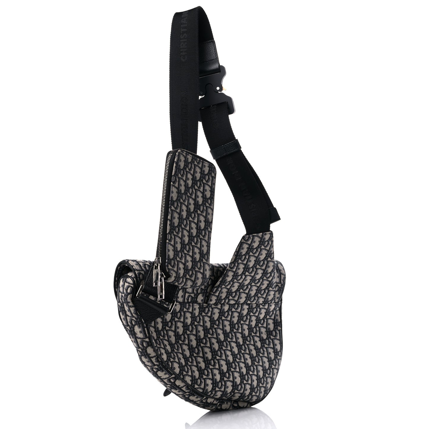 Oblique Mens Maxi Saddle Bag Blue