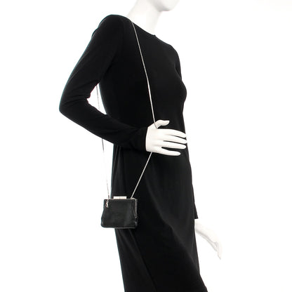 Saint Laurent Lambskin Small Bijoux Bag Black 2 of 7