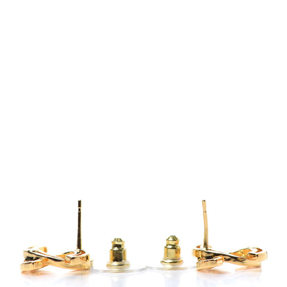 Chanel Metal Obazine CC Earrings Gold 3 of 4