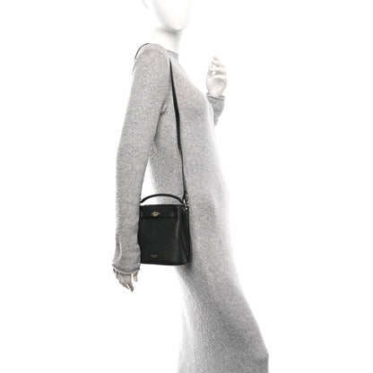 Mulberry Small Classic Grain Mini Islington Bucket Bag Black 2 of 9