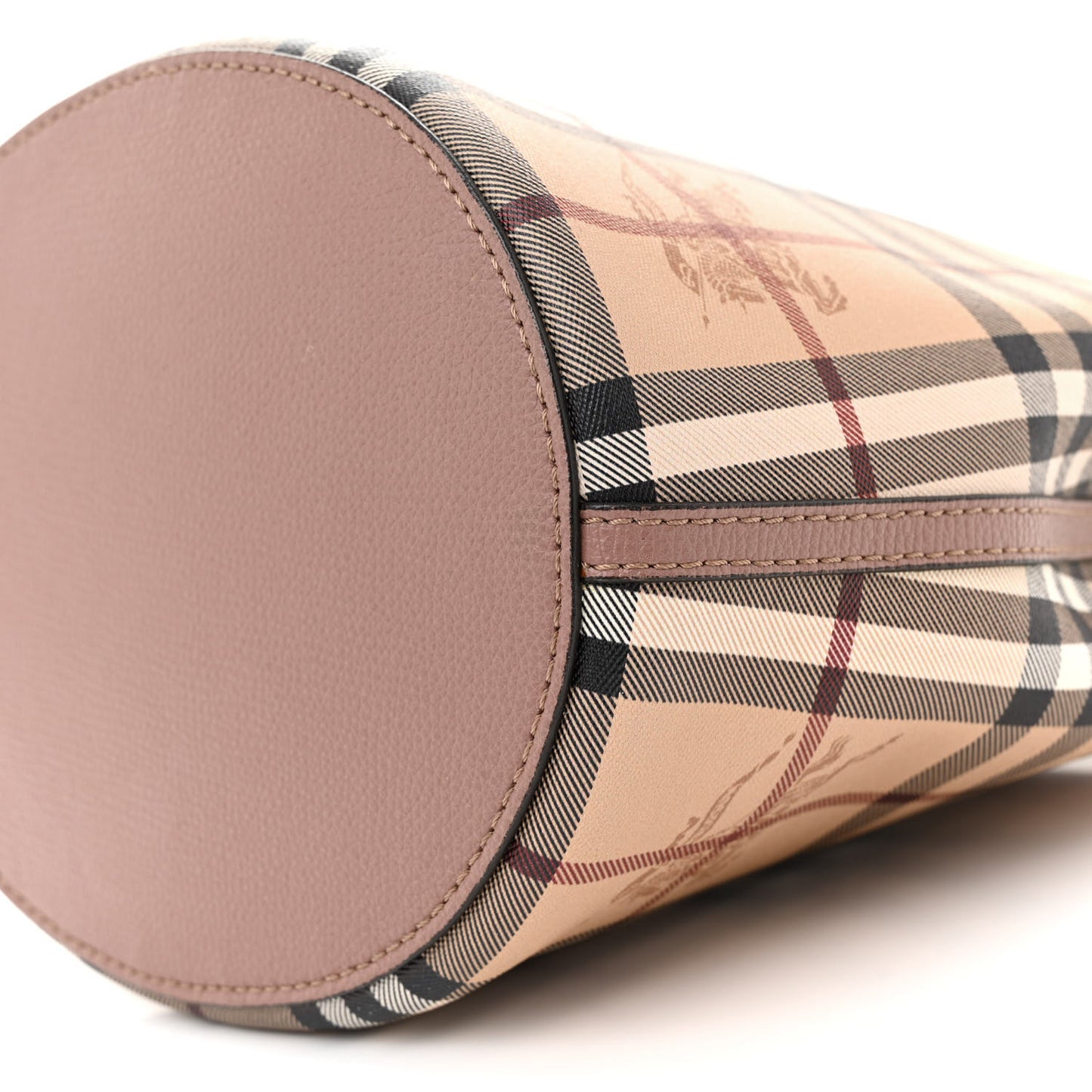 Haymarket Check Colours Small Lorne Bucket Crossbody Elderberry