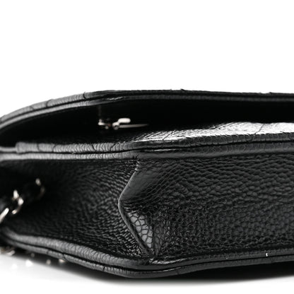 Chanel Caviar Quilted Wallet on Chain WOC Black 10 of 12