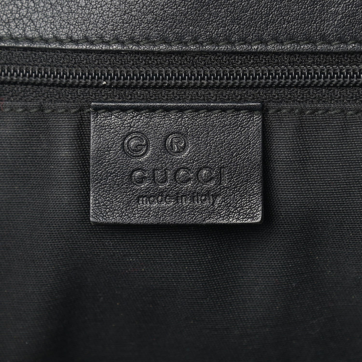 Gucci Calfskin Medium Braided Handle Gifford Tote Black 7 of 14