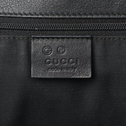 Gucci Calfskin Medium Braided Handle Gifford Tote Black 7 of 14