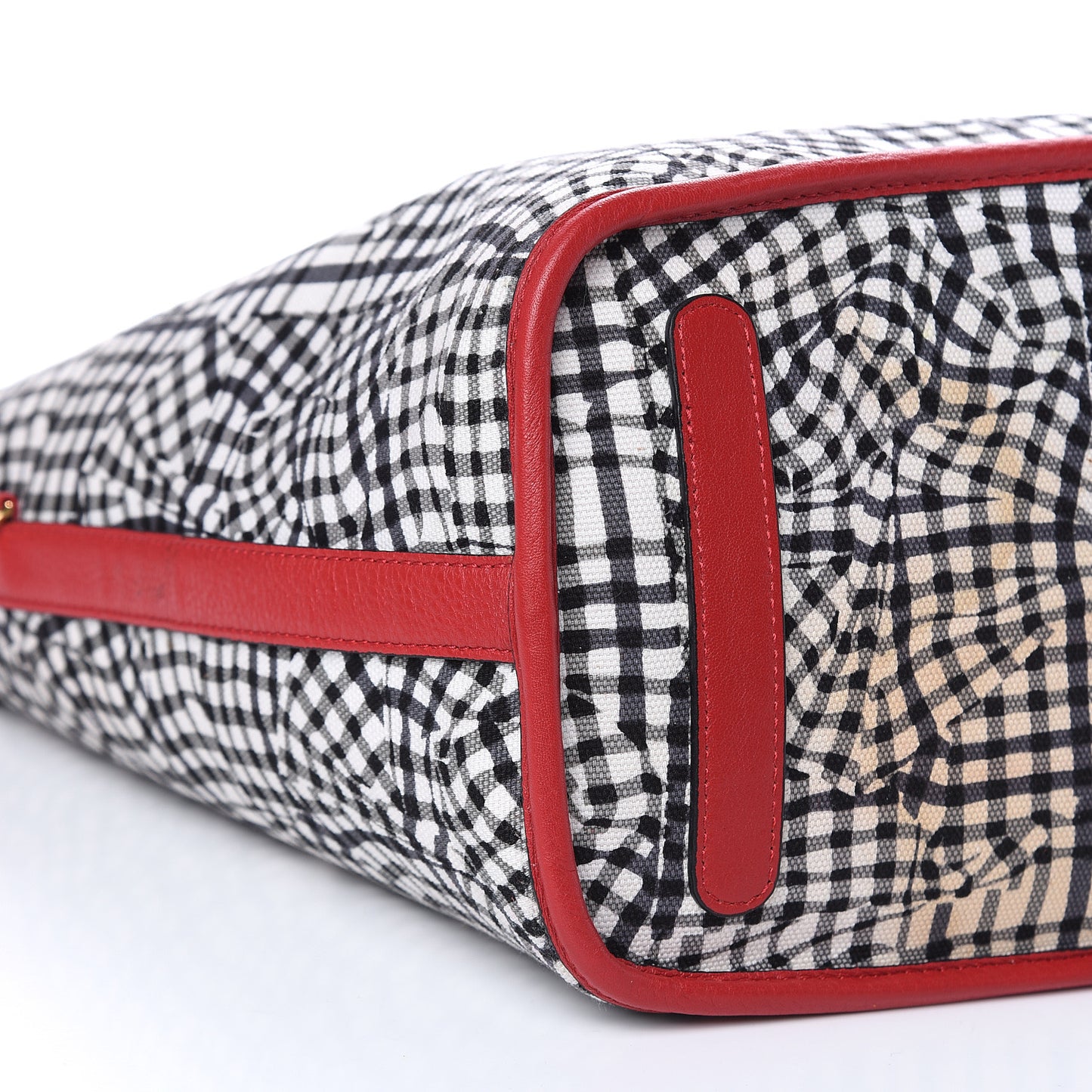 Visetos Medium Liz Reversible Shopper Tote Ruby Red