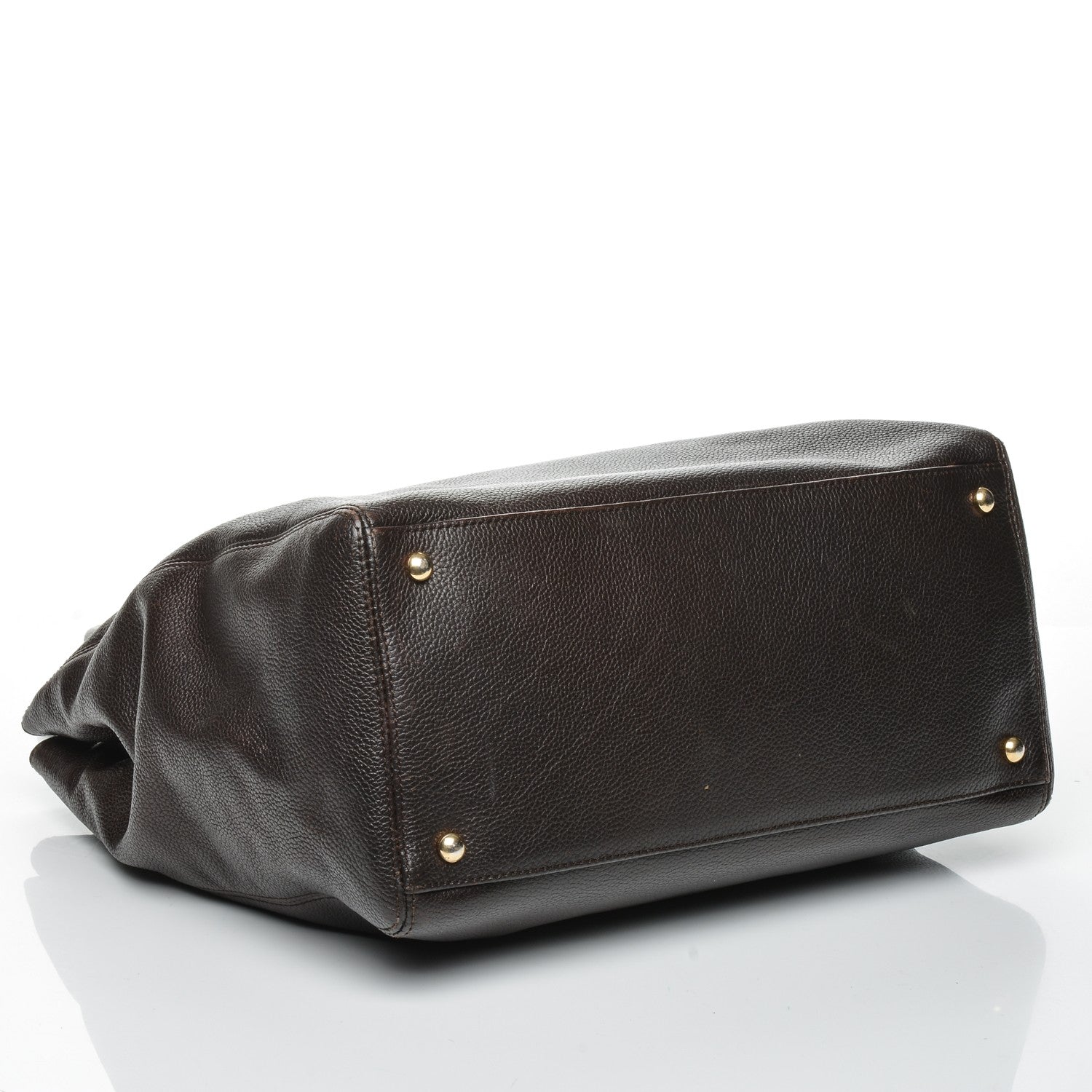 Chanel Calfskin Tall Cerf Tote Brown 4 of 25