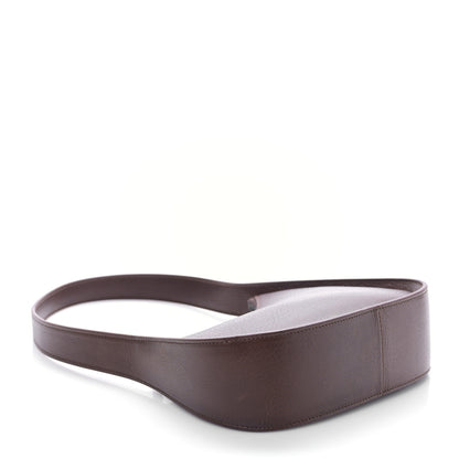 The Row Grained Calfskin Half Moon Shoulder Bag Brown 4 of 9