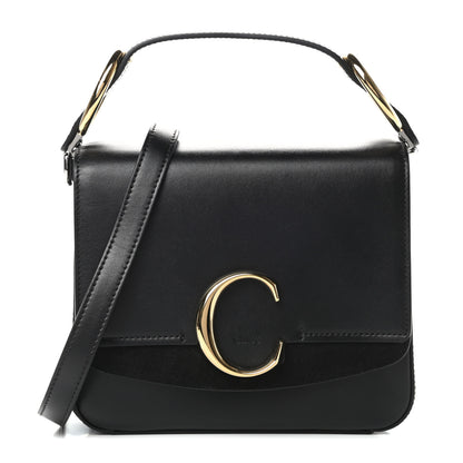 Chloe Calfskin Small C Double Carry Black 1 of 11