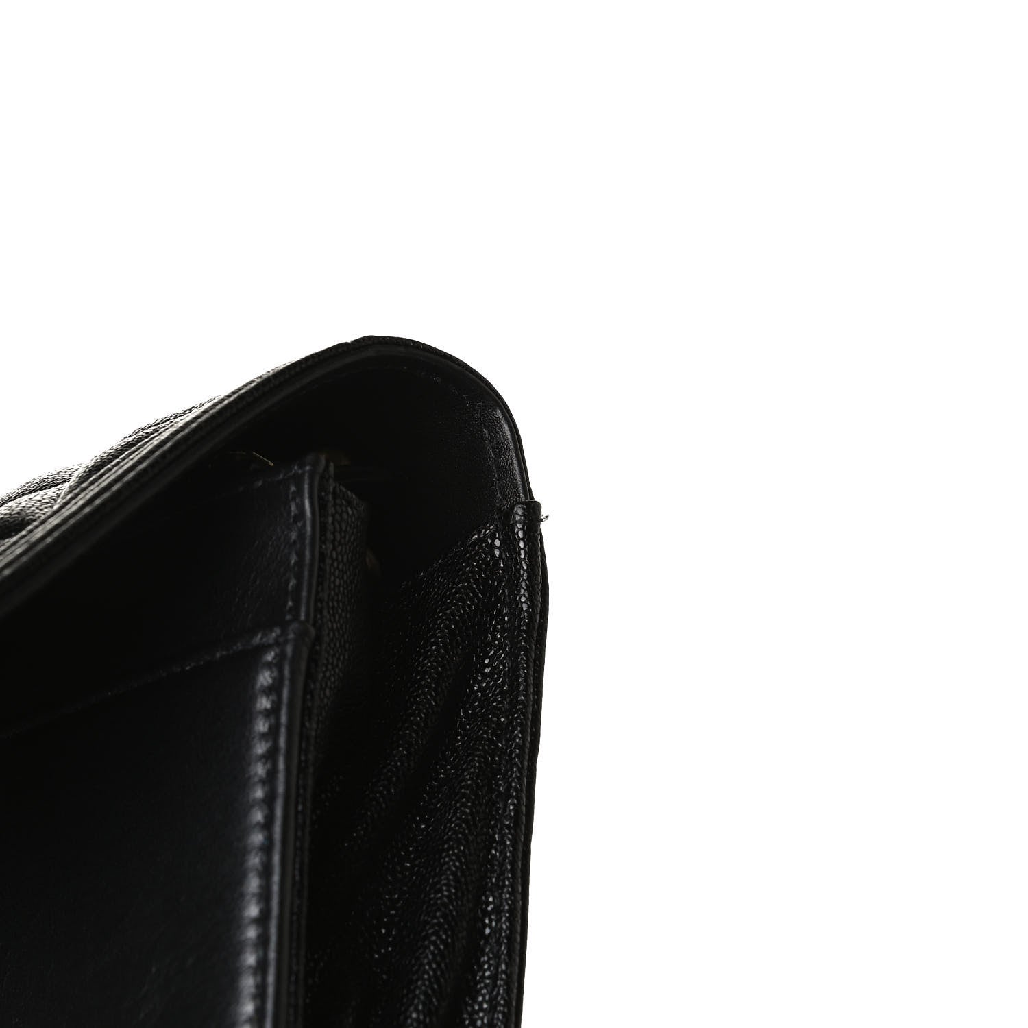 Chanel Caviar Quilted Boy Wallet On Chain WOC Black 19 of 20